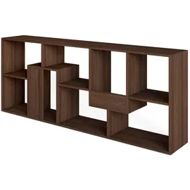 SKRAUT HOME Bücherregal 67 x 31 x 162 cm Dunkelbraun