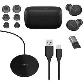 JABRA Evolve2 Buds USB-A MS + Wireless Charging Pad