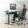 Yaasa Chair Classic Stoff Schwarz