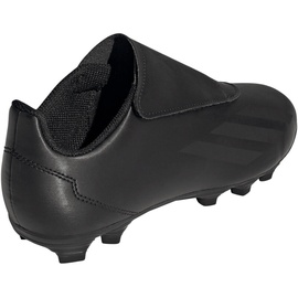 adidas X Crazyfast.4 Vel Fxg J Football Shoes (Firm Ground), Core Black/Core Black/Core Black, 34 EU