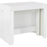 INOSIGN Tecnos Esstisch »Praktika«, ausziehbar von 90-300 cm, weiß 90x51-300cm (weiß glänzend Konsolentisch hochglanz), H:77cm T:51cm, Tische,