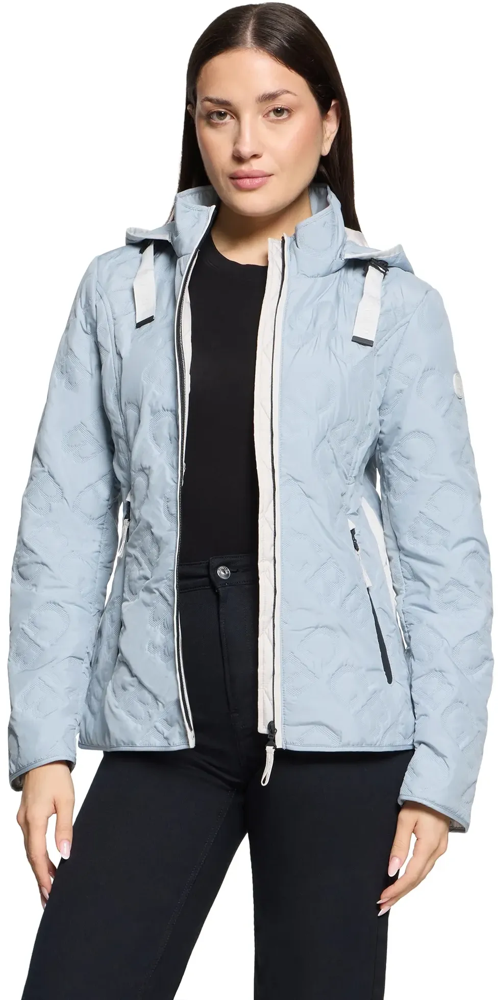 Outdoorjacke GIL BRET, Damen, Gr. 38, arona, Web, Obermaterial: 100% Polyester, Strukturmuster, unifarben, regular fit normal, gerader Abschluss, Jacken Outdoorjacke, mit Strukturmuster