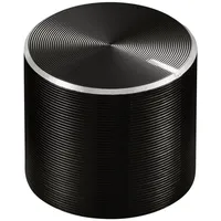 TRU Components TC-11613864 Drehknopf mit Knopfmarkierung Schwarz (Ø x