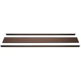 MCW Sichtschutz Savoie-A 180 x 15 cm braun inkl. WPC Pfosten