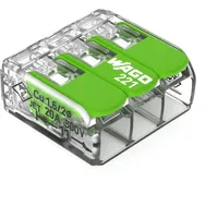 WAGO 221-423/995-012 Verbindungsklemme mit Hebeln für alle Leiterarten steckbar