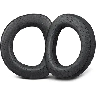 SOULWIT Lammfell Ersatzpolster Ersatz Ohrpolster für Sennheiser HD800/HD800S HD 800-Kopfhörer, Polster mit langlebigem Mesh-Gewebe, Noise-Isolation-Gedächtnis-Schaumstoff