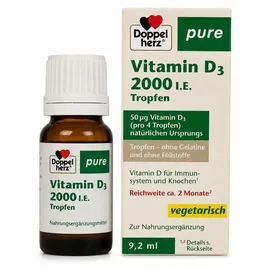 Doppelherz Pure Vitamin D3 2000 I.E. Tropfen 9,2 ml 