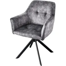 Riess-Ambiente Stuhl LOFT Metallgestell dunkelgrau