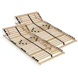 Sleepneo Lattenrost, Buche, Holz, 7-Zonen, 160x200 cm, Hergestellt in Deutschland, Blauer Engel, TÜV Süd, verstellbar, Schlafzimmer, Lattenroste