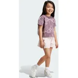 Adidas Disney Minnie and Daisy Tee Set Shadow Fig / Sandy Pink Met. 116