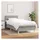 vidaXL Boxspringbett 100 x 200 cm Hellgrau