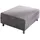 DeLife Clovis Hellgrau Modul B98 x T83 Strukturstoff Sitzhocker