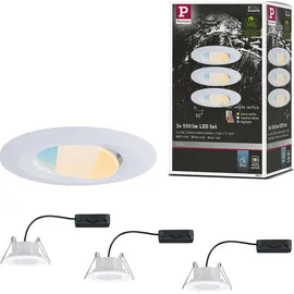 Paulmann Einbauleuchte Calla 3x5,5W rund Weiß matt