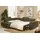 Fun Möbel Ecksofa Sofa mit Schlaffunktion METZ Stoff Poso Creme Ottomane Links