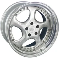 RH ALURAD Turbo P 8,0 x 18 5 x 112 ET82 MB158 Silber