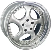 RH ALURAD Turbo P 8,0 x 18 5 x 112 ET82 MB158 Silber