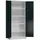 Classix Stahlschrank X-530338 anthrazit, lichtgrau 80,0 x 38,0 x 180,0 cm, aufgebaut