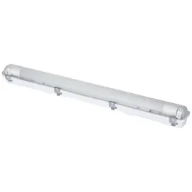 Sygonix LED-Feuchtraum-Wannenleuchte LED-Röhre T8 22W Neutralweiß Grau transluzent