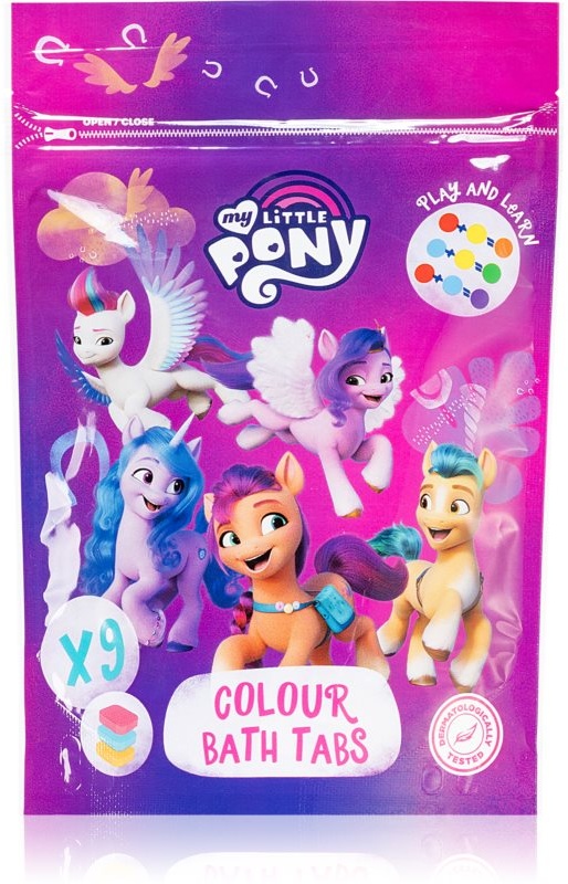 My Little Pony Colour Bath Tabs farbige Brausetabletten zum Baden 9x16 g