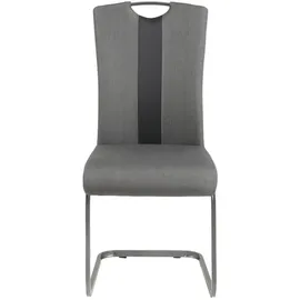HELA Tische Schwingstuhl Amber Grau, 2er-Set