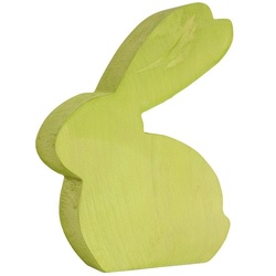 Bunter Holz Hase Pappel Bernard  gelb 25 cm