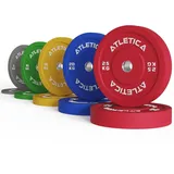 ATLETICA Color Bumper Plates 150kg Set