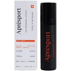 AprèsportTM Heat Cream CBD plus Herbal Formular Creme 50 ml