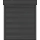 vidaXL Rollladen 100 x 130 cm Aluminium und Polyurethan Grau