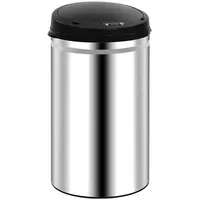 DELUKE® Sensor Mülleimer Küche 40L Edelstahl Automatik Bewegungssensor Klemmring Smarter Abfalleimer mit Deckel Müllbehälter Kücheneimer