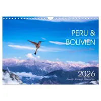 Calvendo Peru und Bolivien - Traumlandschaften (Wandkalender 2026 DIN