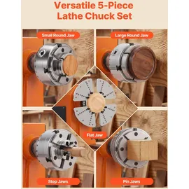 Vevor Adapter Stahl 4 Zoll Vernickelt