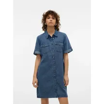 Vero Moda Jeanskleid Kurzes Kleid Blau M