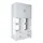 roomart S3 Waschmaschinenschrank 134 cm Weiß