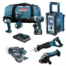 Makita DCS 552 RTJ Akku-Handkreissäge 18 V inkl. 2x 5,0 Ah Akku und Makpac