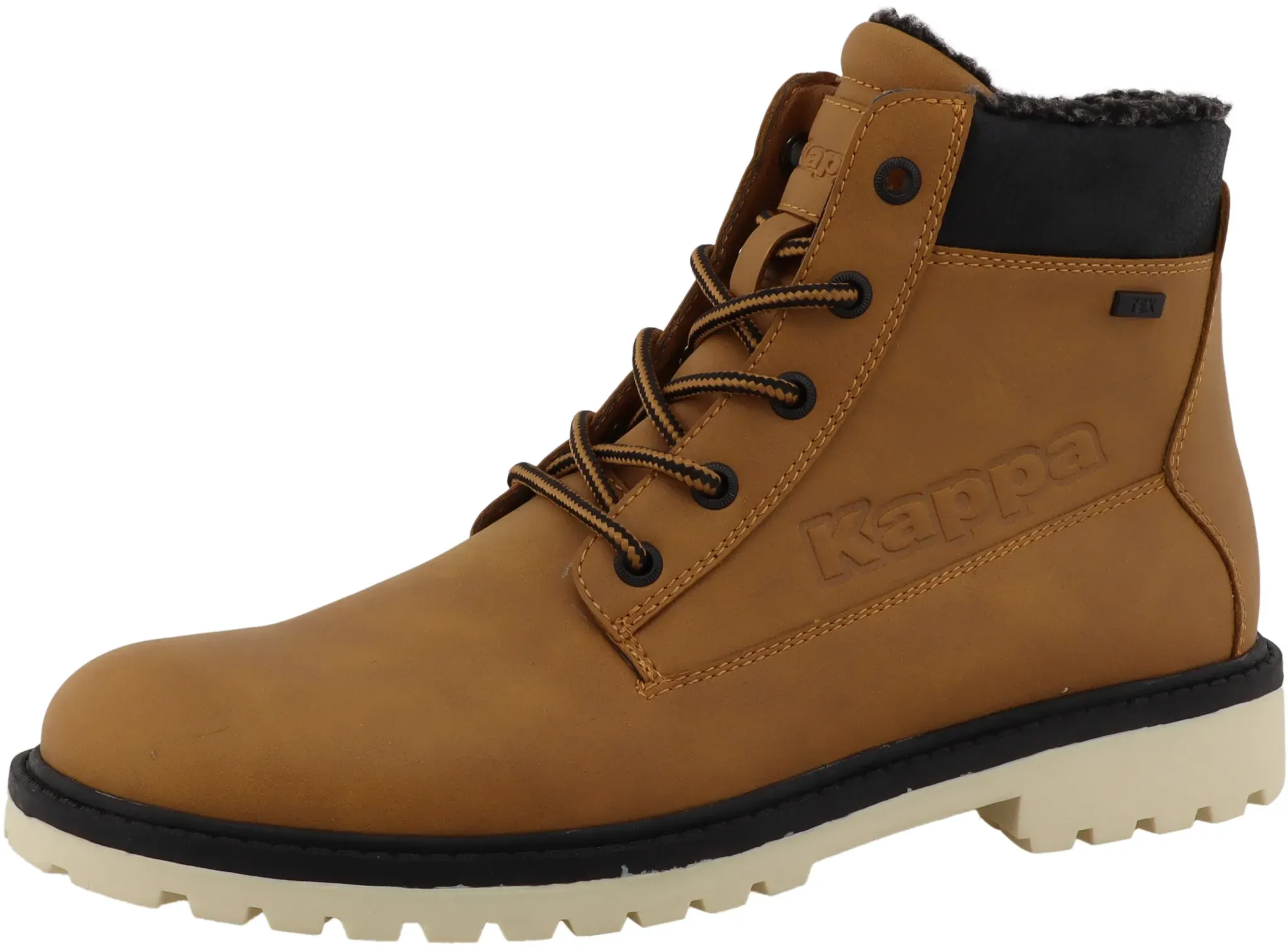 Winterstiefel KAPPA "Gento", Herren, Gr. 44, braun (camel), Synthetik, Schuhe, Winterschuhe, Winterboots, Snowboots, gefüttert, wasserdicht