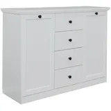 trendteam Baxter 119 x 88 x 41 cm weiß