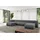 altdecor Wohnlandschaft modulares Sofa Joren-U2 - 410x177x70 cm Dunkelgrau