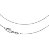 Joyes Boutique Goldkette JB Edle Goldkette Panzerkette 585 - 14 K Weißgold 1,1 mm 36 cm (Made in Germany, inkl. Etui, Zertifikat u. Garantie, 1-tlg., JB), zu Kleid, Shirt, Jeans, Sneaker! Anlass Geburtstag Weihnachten goldfarben 36.0 cm