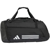 adidas Essentials 3-Streifen Duffelbag Black / White One Size