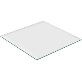 Relaxdays Tischplatte Glasplatte 8mm ESG (1 St), 70 x 70 cm weiß quadratisch | 70 cm x 0.8 cm x 70 cm