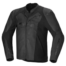 Alpinestars Faster V3 Lederjacke Schwarz 48
