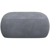 flexlux Pouf Torino 91 x 46 x 91 cm Grau