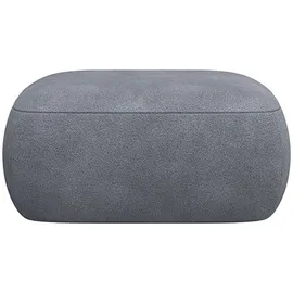 flexlux Pouf Torino 91 x 46 x 91 cm Grau