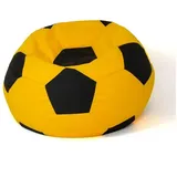 go gift Sitzsack, Gelb, Schwarz, Oxford-Fußball