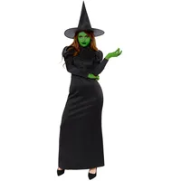 amscan 9917848 Damen Halloween Wicked Witch Fasching Kostüm Multi Größe 42-44