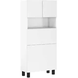 BIM Furniture - homi ausziehbarer schreibtisch weiß matt)