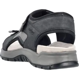 Rieker Freizeitsandalen Herren Schwarz 47
