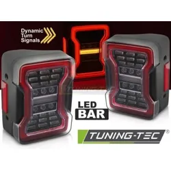 LED Lightbar Rückleuchten für Chrysler Jeep Wrangler JK ab 2007 Schwarz dynamischen Blinker