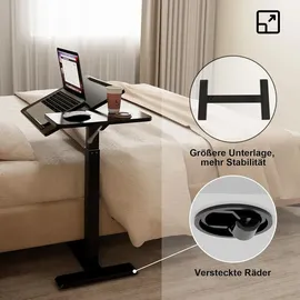 IKEA Laptoptisch mit Rollen schwarz