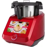 Silvercrest SILVERCREST® Küchenmaschine Monsieur Cuisine Smart SKMS 1200 B2, Farbe: ROT